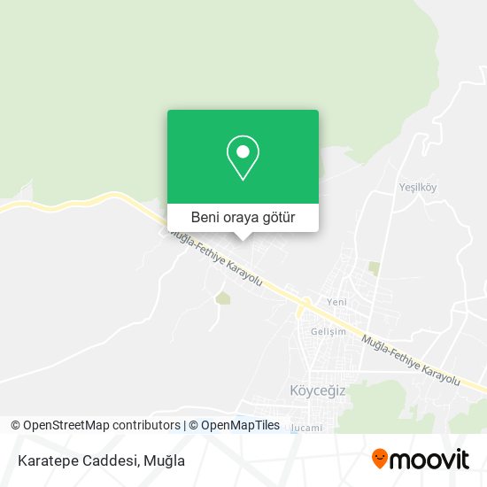 Karatepe Caddesi harita