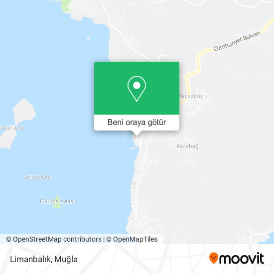 Limanbalık harita