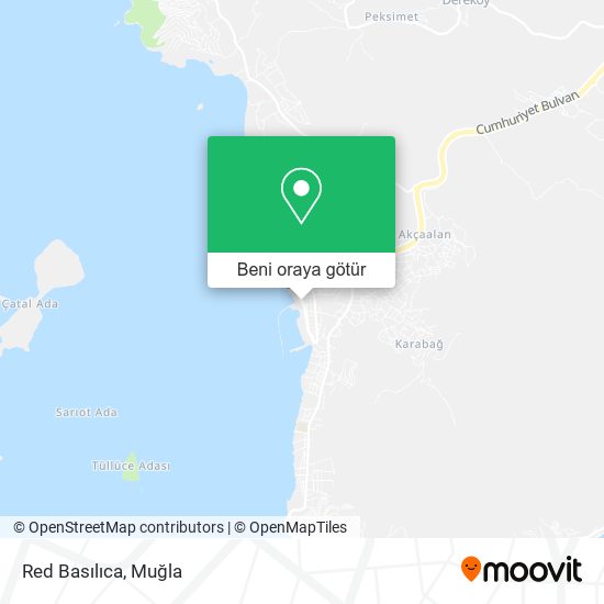Red Basılıca harita