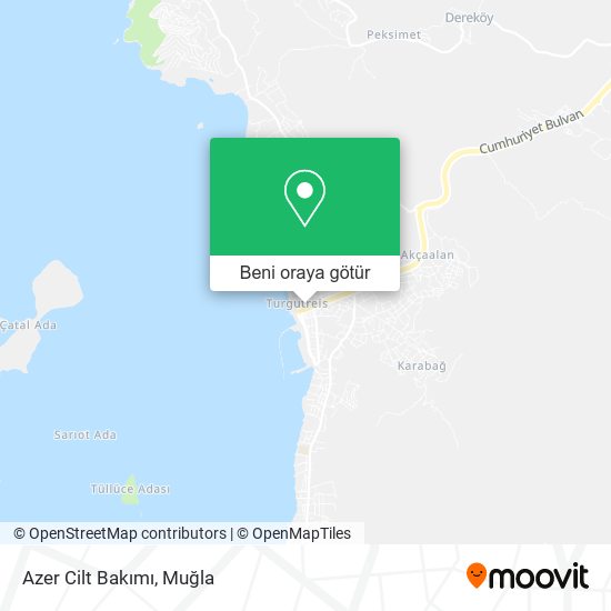 Azer Cilt Bakımı harita