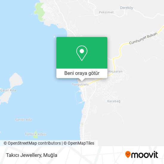 Takıcı Jewellery harita