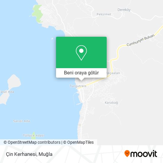 Çin Kerhanesi harita