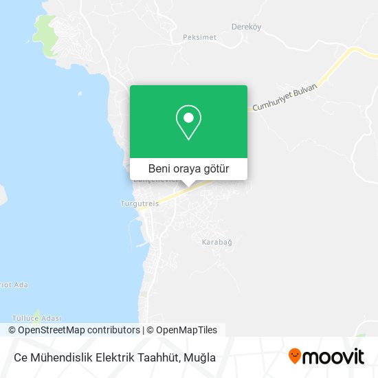 Ce Mühendislik Elektrik Taahhüt harita