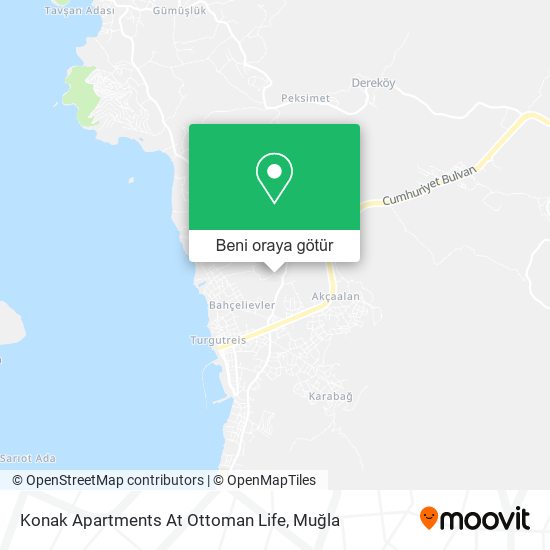 Konak Apartments At Ottoman Life harita
