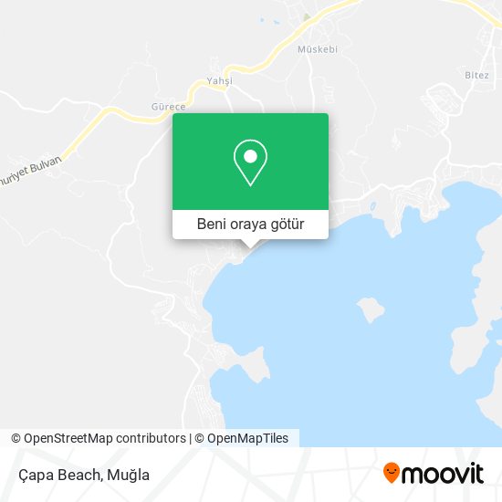 Çapa Beach harita