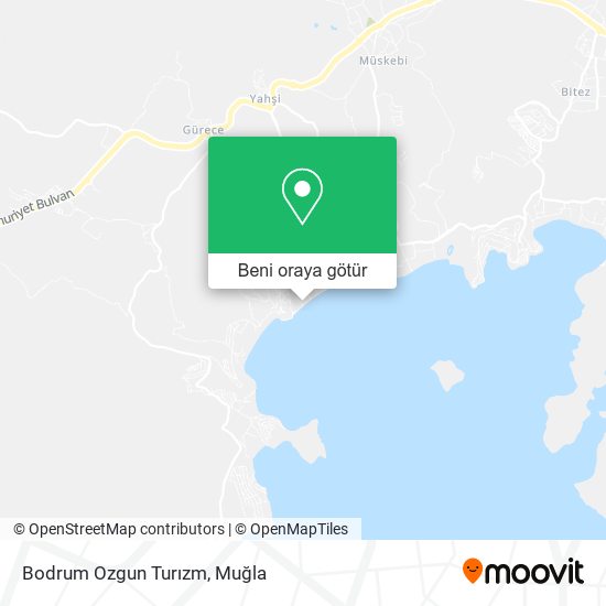 Bodrum Ozgun Turızm harita