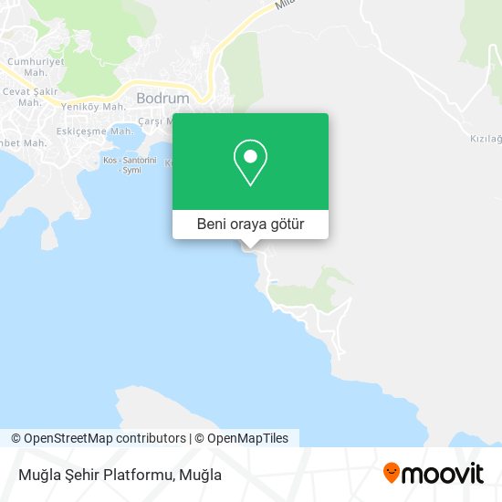 Muğla Şehir Platformu harita