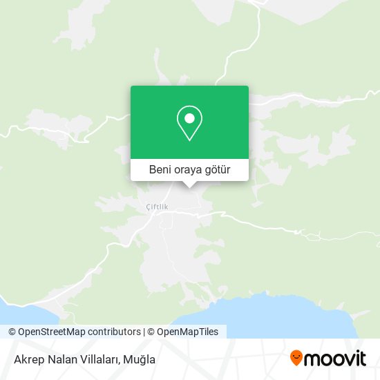 Akrep Nalan Villaları harita