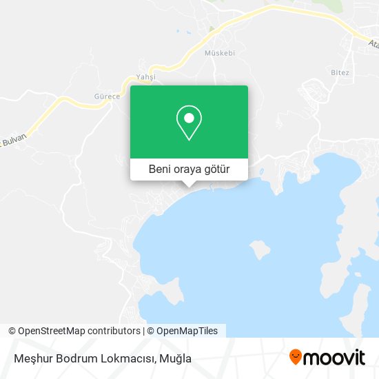 Meşhur Bodrum Lokmacısı harita