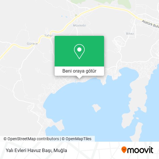 Yalı Evleri Havuz Başı harita