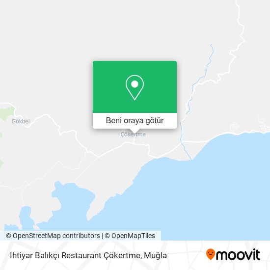 Ihtiyar Balıkçı Restaurant Çökertme harita