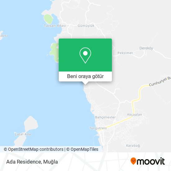 Ada Residence harita