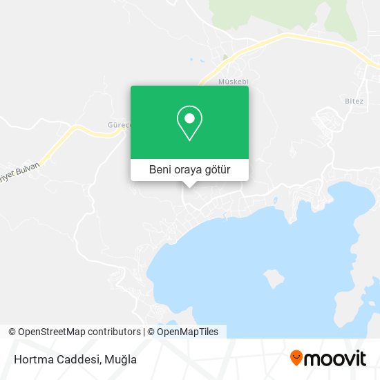 Hortma Caddesi harita