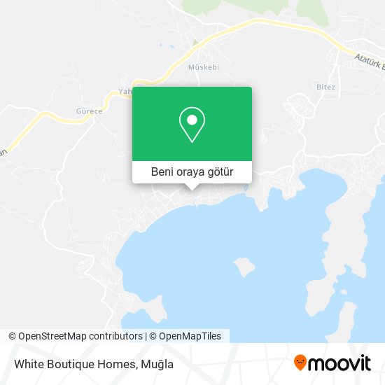 White Boutique Homes harita