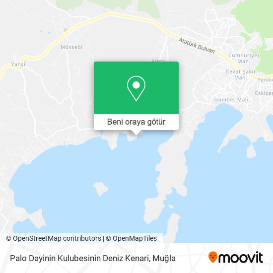 Palo Dayinin Kulubesinin Deniz Kenari harita