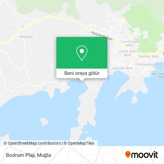 Bodrum Plajı harita