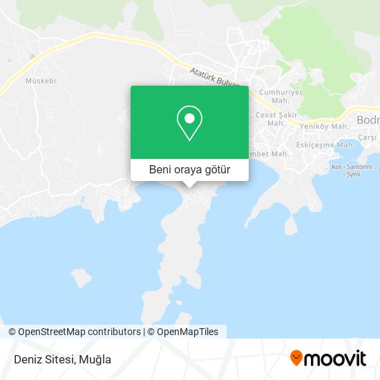 Deniz Sitesi harita