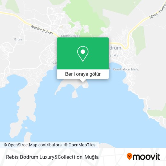 Rebis Bodrum Luxury&Collecttion harita