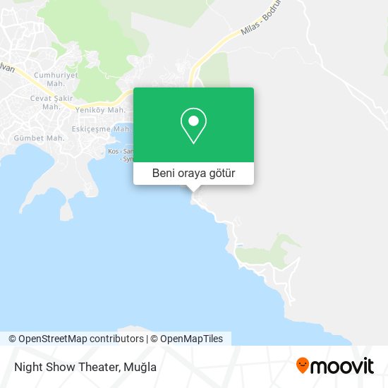 Night Show Theater harita