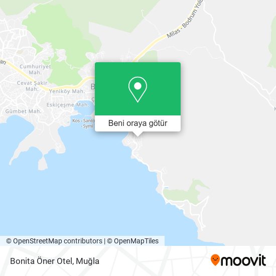 Bonita Öner Otel harita