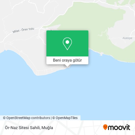 Ör-Naz Sitesi Sahili harita