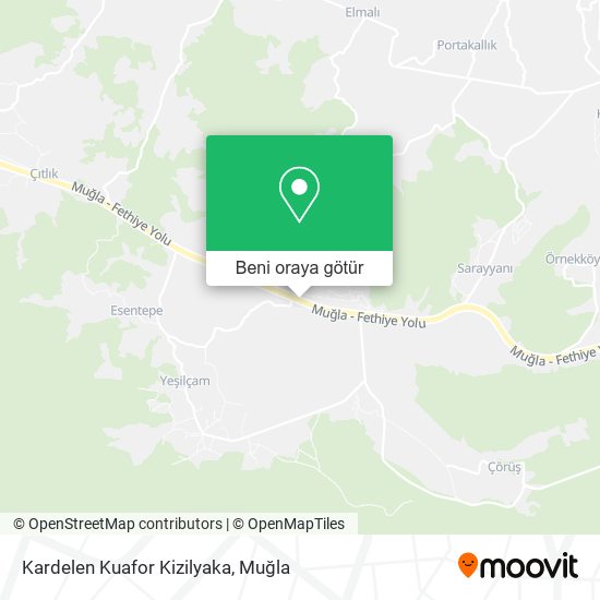 Kardelen Kuafor Kizilyaka harita