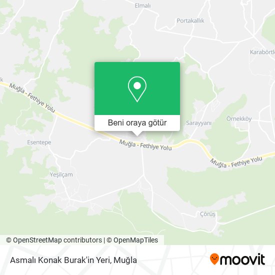 Asmalı Konak Burak'in Yeri harita