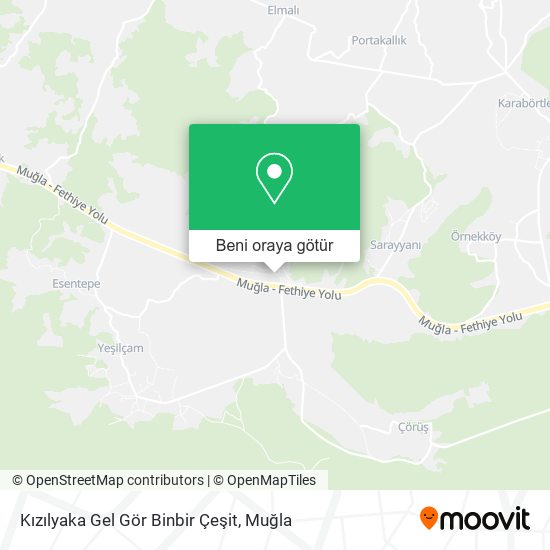 Kızılyaka Gel Gör Binbir Çeşit harita