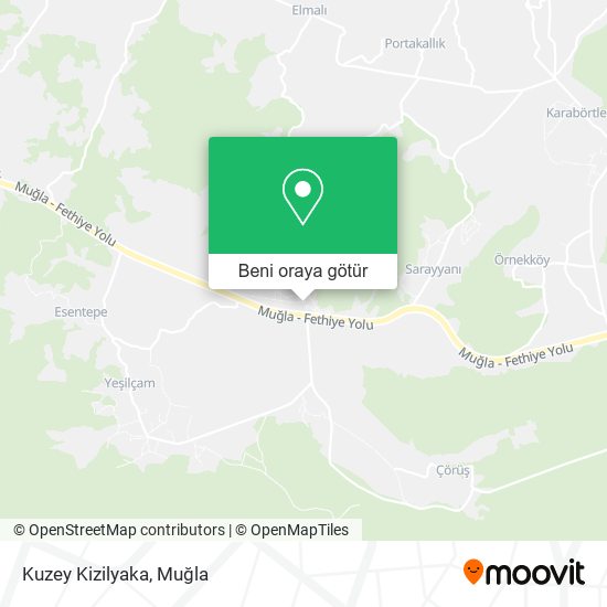 Kuzey Kizilyaka harita