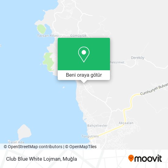 Club Blue White Lojman harita