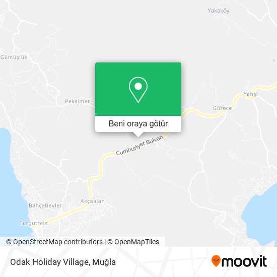 Odak Holiday Village harita