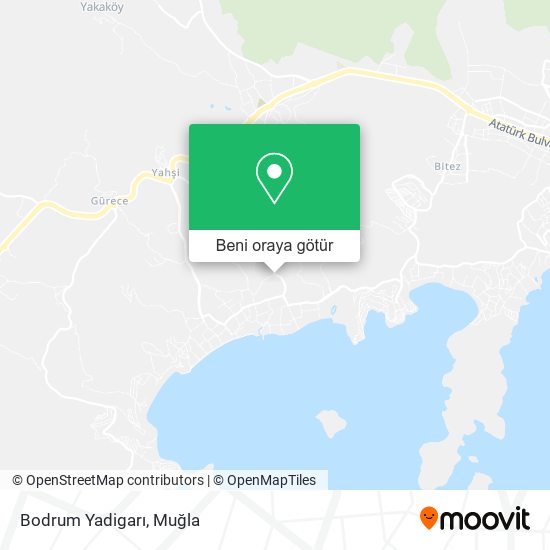 Bodrum Yadigarı harita