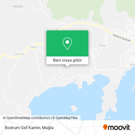Bodrum Gsf Kantin harita