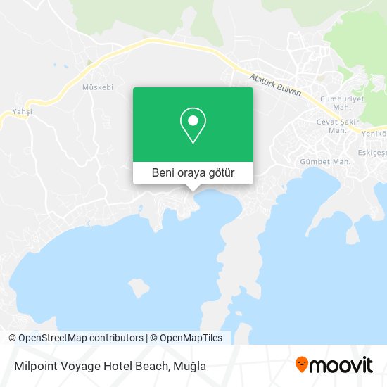Milpoint Voyage Hotel Beach harita