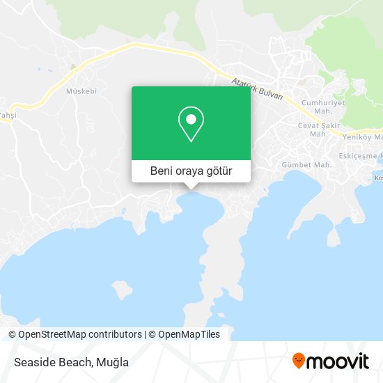 Seaside Beach harita