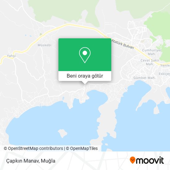 Çapkın Manav harita