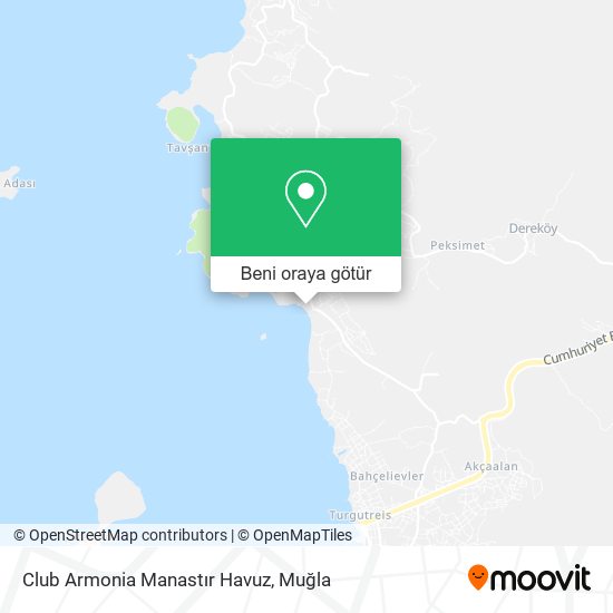 Club Armonia Manastır Havuz harita