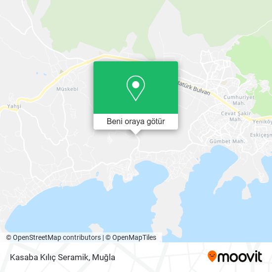 Kasaba Kılıç Seramik harita