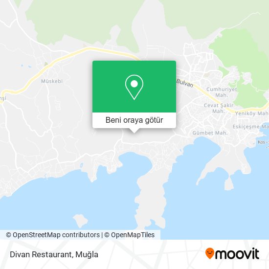 Divan Restaurant harita