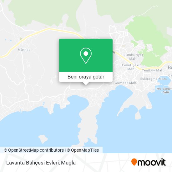 Lavanta Bahçesi Evleri harita