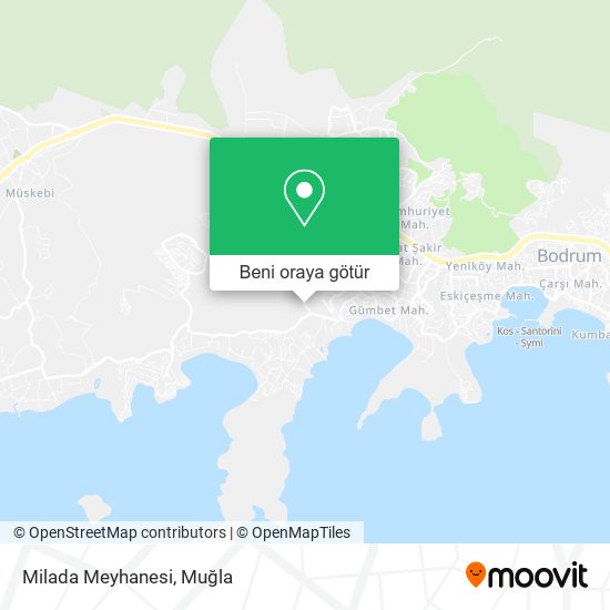 Milada Meyhanesi harita