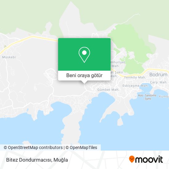 Bitez Dondurmacısı harita