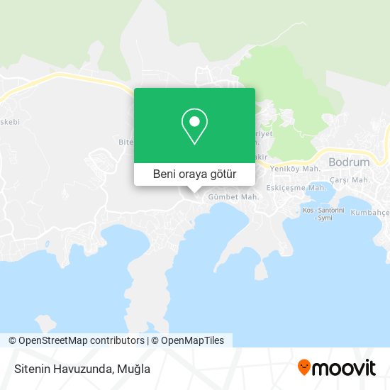 Sitenin Havuzunda harita
