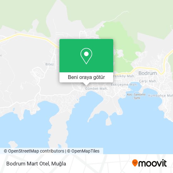 Bodrum Mart Otel harita