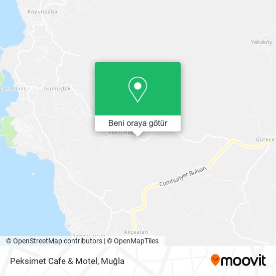 Peksimet Cafe & Motel harita