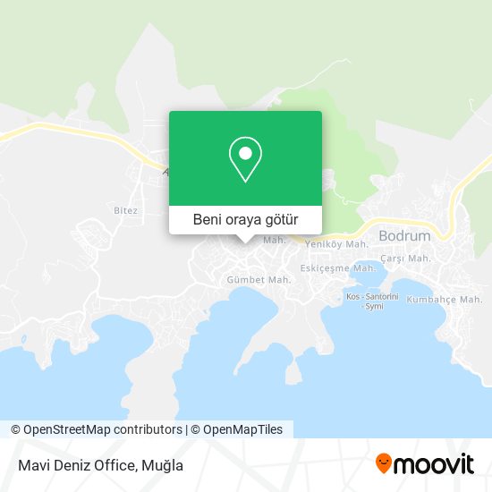 Mavi Deniz Office harita
