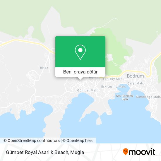 Gümbet Royal Asarlik Beach harita