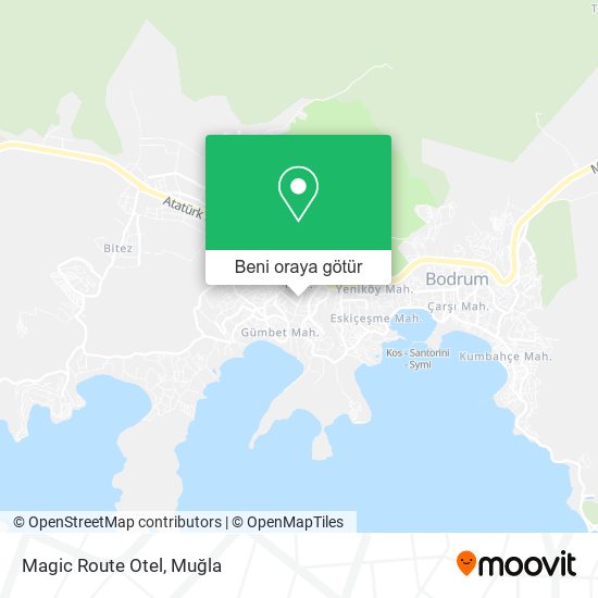 Magic Route Otel harita