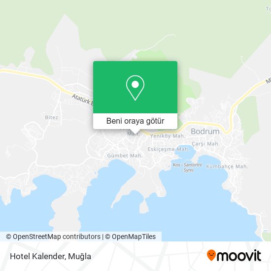 Hotel Kalender harita