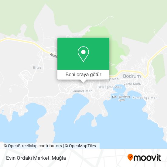 Evin Ordaki Market harita